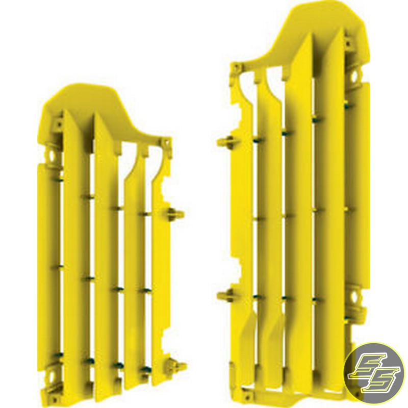 Polisport Radiator Louvers Suzuki RMZ450 '18-20 Yellow