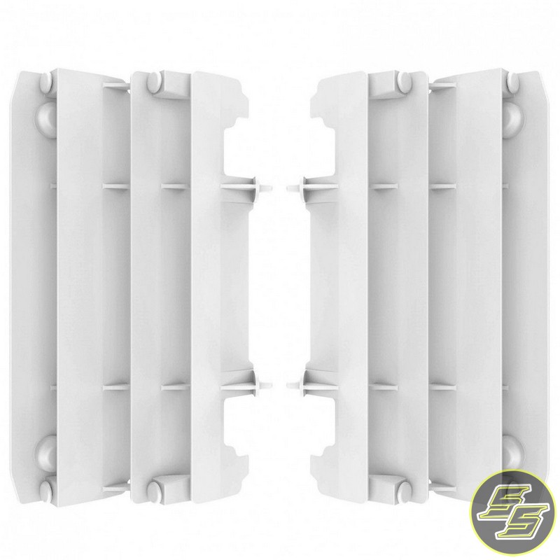 Polisport Radiator Louvers Yamaha YZ125|250 '05-20 White