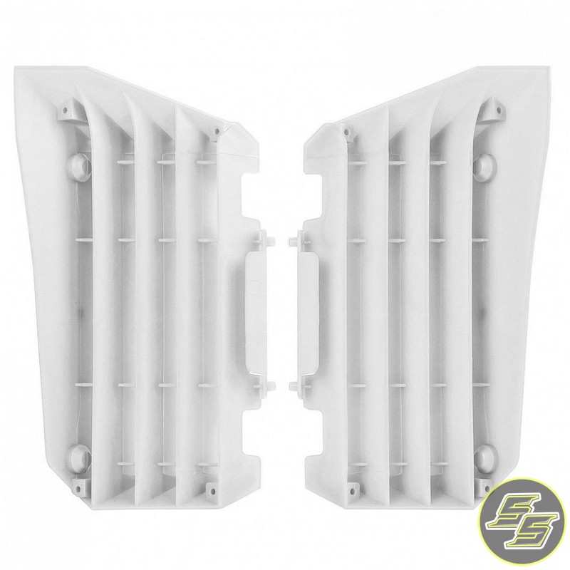 Polisport Radiator Louvers Yamaha YZ250|450F '14-18 White