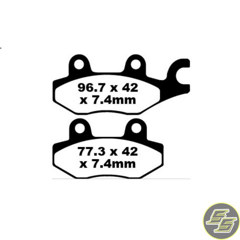 Premier Brake Pad Organic Standard FA165