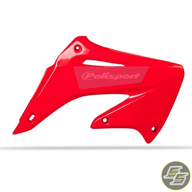 Polisport Radiator Shrouds Honda CR125|250 '02-07 Red