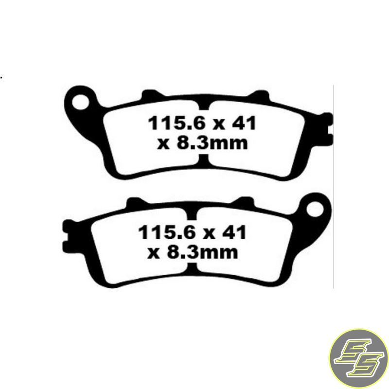 Premier Brake Pad Street Sintered Double H FA261HH