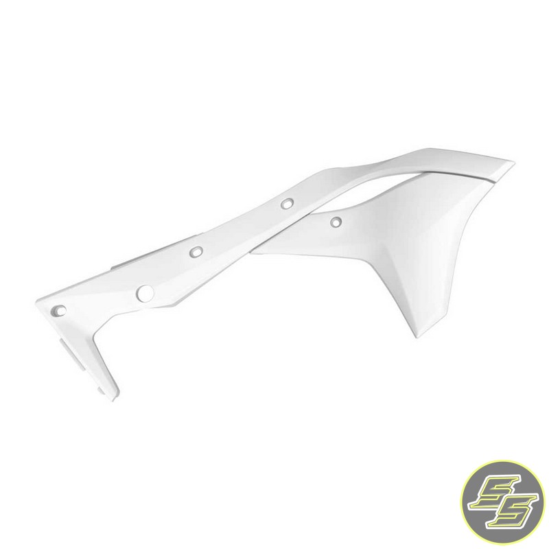 Polisport Radiator Shrouds Kawasaki KX250F '17- White