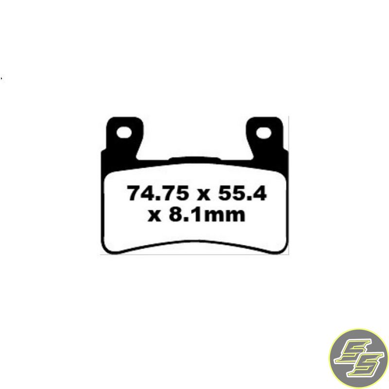 Premier Brake Pad Street Sintered Double H FA265HH