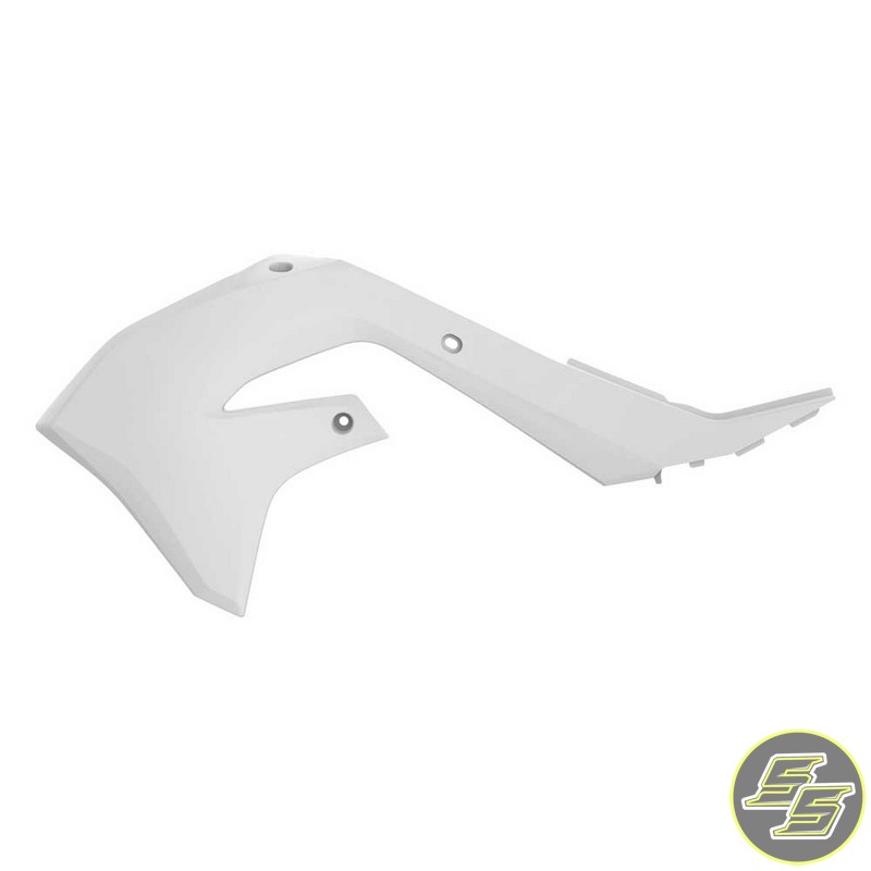 Polisport Radiator Shrouds Kawasaki KX450F '19- White