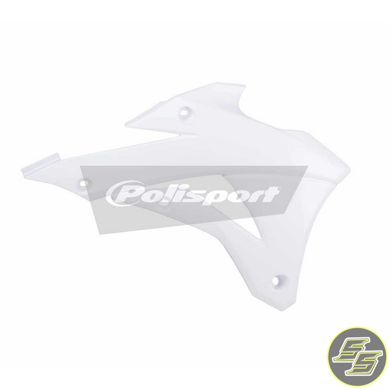 Polisport Radiator Shrouds Kawasaki KX85|100 '14- White