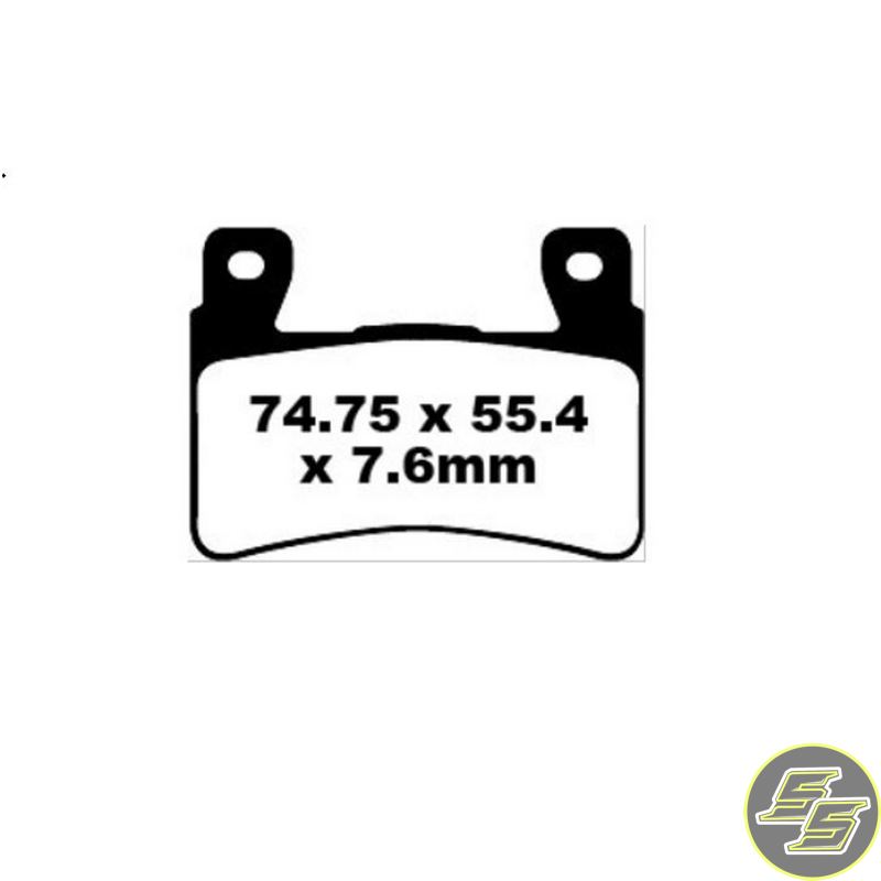 Premier Brake Pad Street Sintered Double H FA296HH