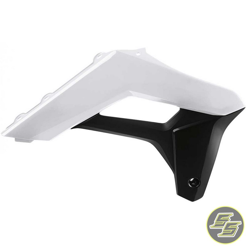 Polisport Radiator Shrouds Sherco SE|SEF '17- White/Black