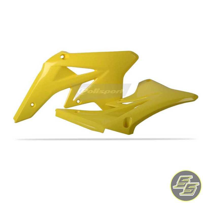 Polisport Radiator Shrouds Suzuki RMZ250 '07-09 Yellow