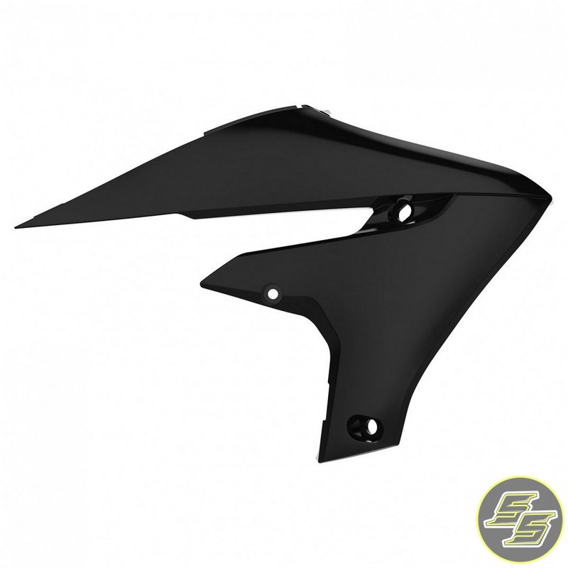 Polisport Radiator Shrouds Yamaha YZ250|450F '18-20 Black