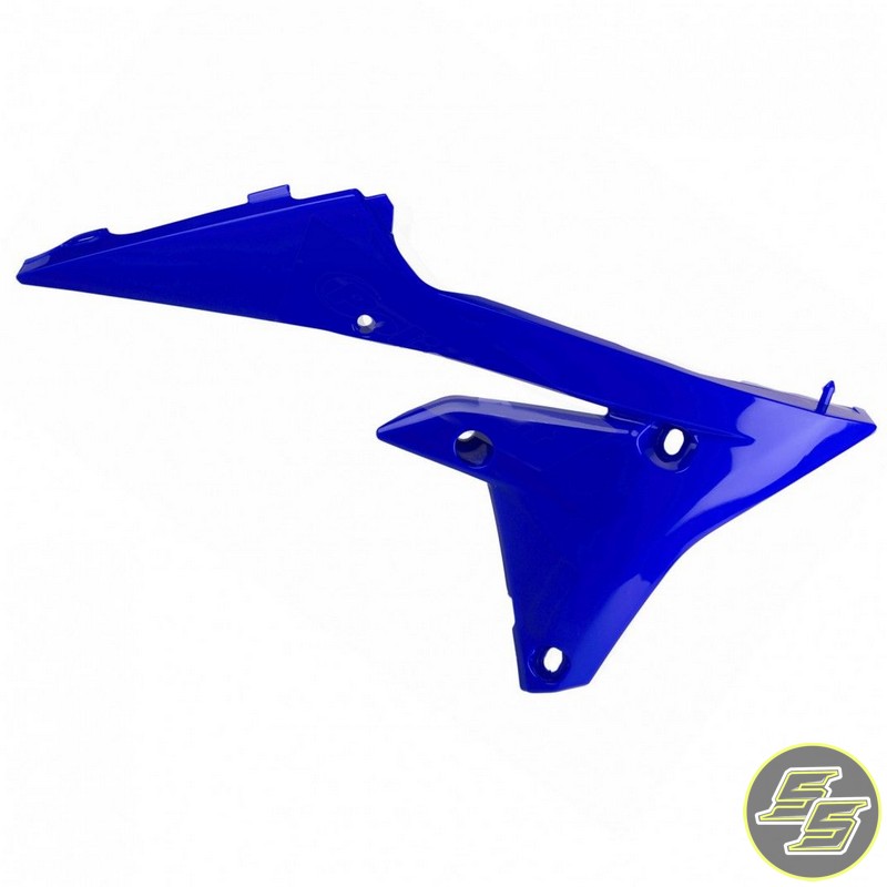 Polisport Radiator Shrouds Yamaha YZF|WRF 250|450 '14-18 Blue/White