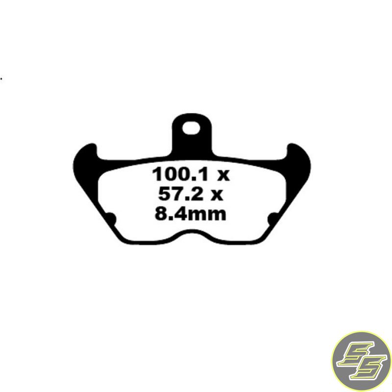 Premier Brake Pad Street Sintered Double H FA407HH