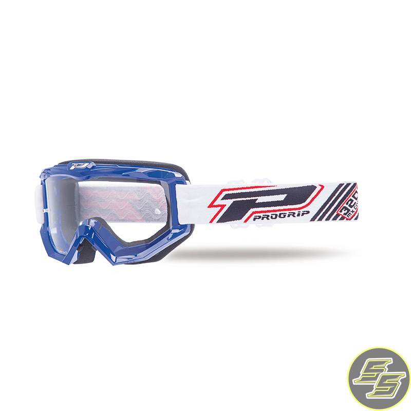 Progrip Goggle Atzaki Blue w Clear Lens