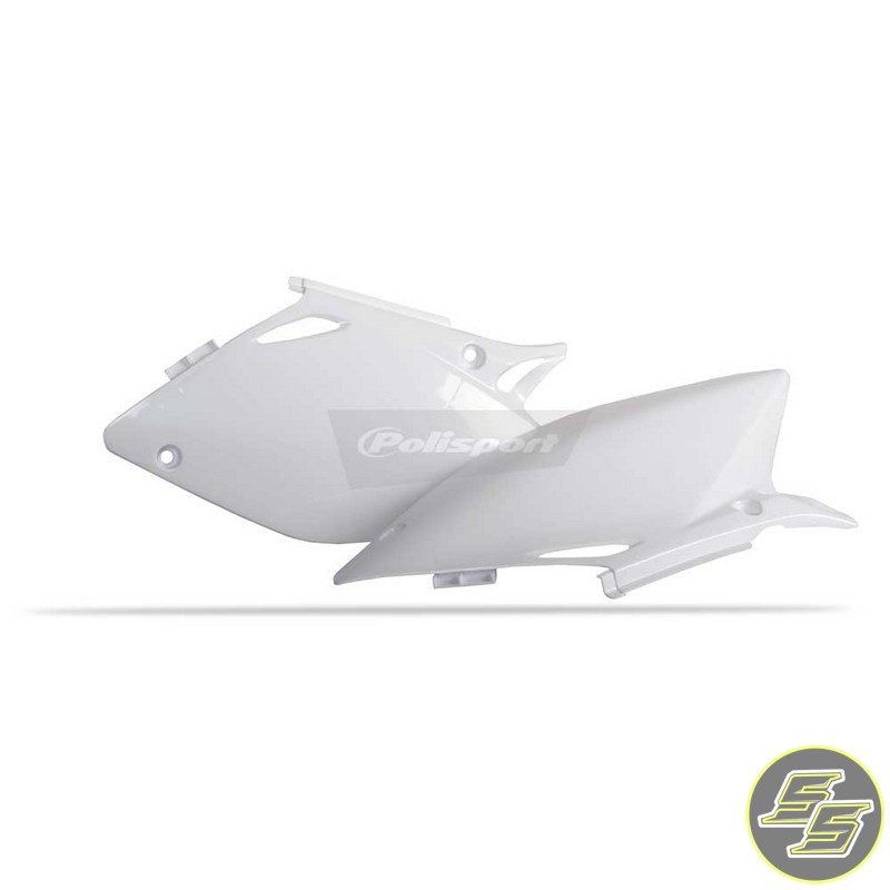 Polisport Side Covers Honda CRF450R '02-04 White