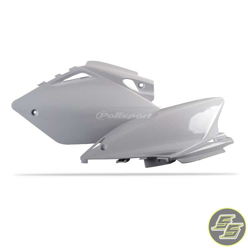 Polisport Side Covers Honda CRF450R '05-06 White