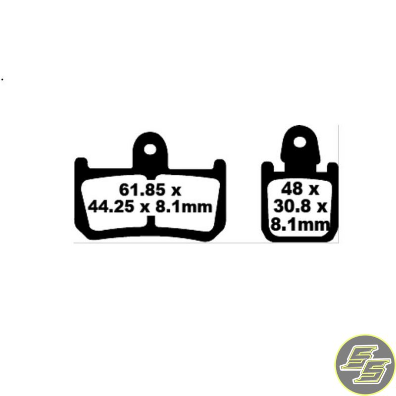 Premier Brake Pad Street Sintered Double H FA442/4HH