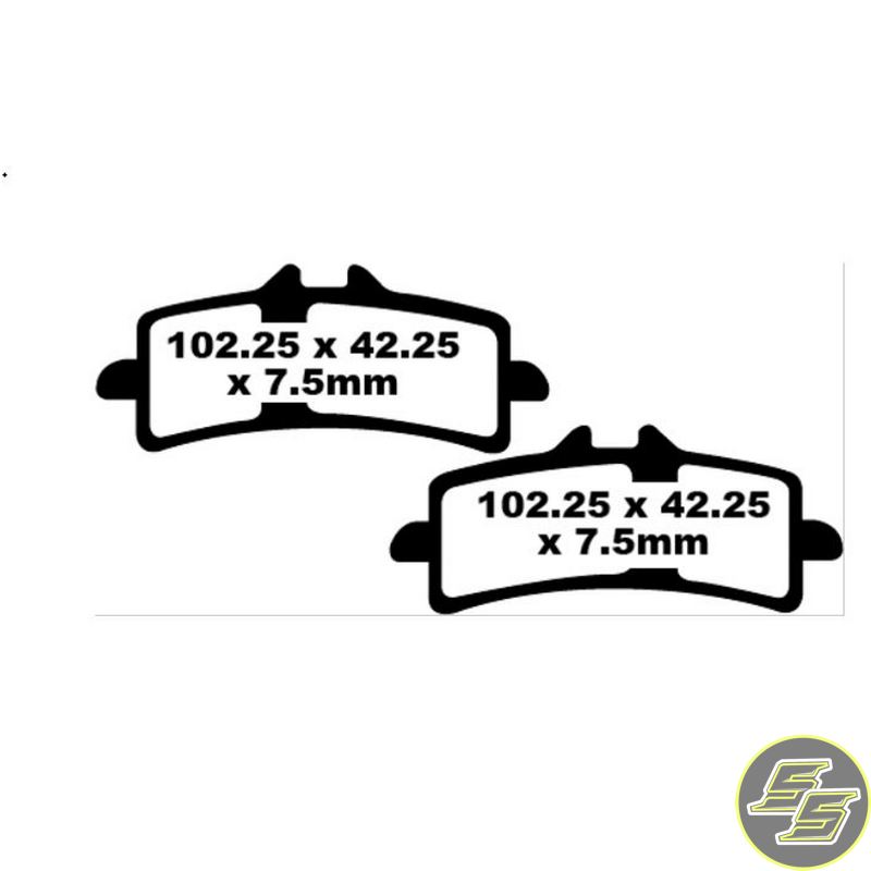 Premier Brake Pad Street Sintered Double H FA447HH