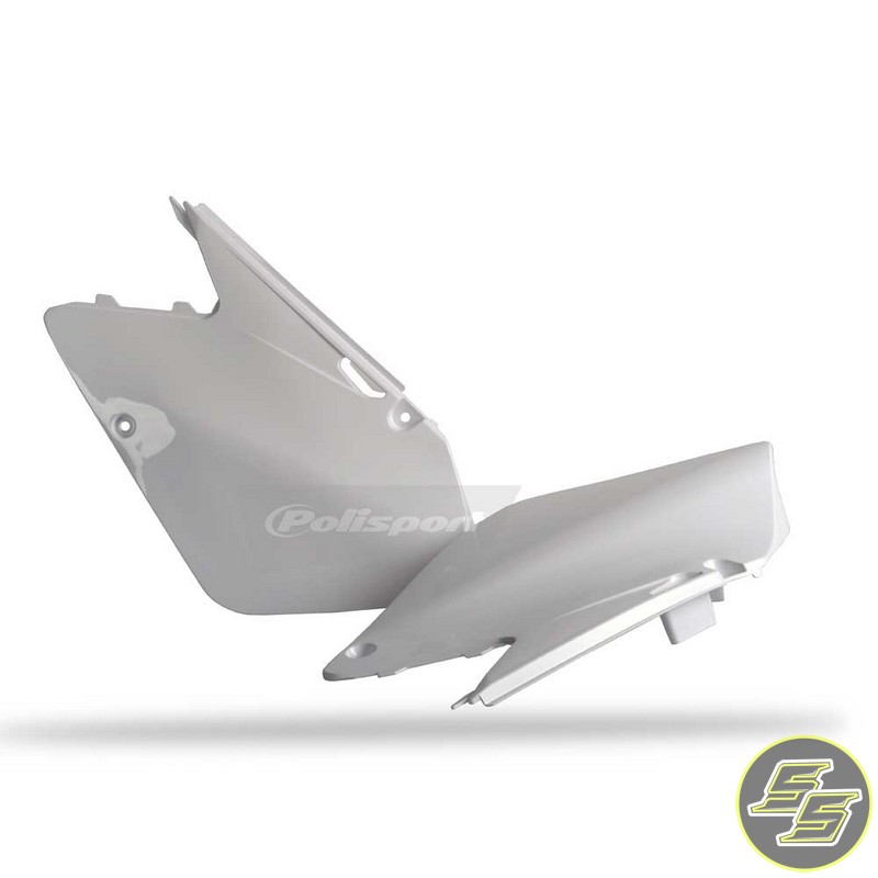 Polisport Side Covers Suzuki RM125|250 '01-08 White