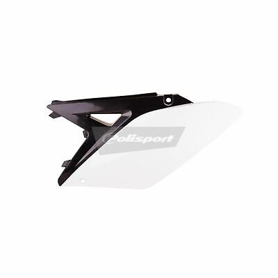 Polisport Side Covers Suzuki RMZ250 '10-17 White/Black