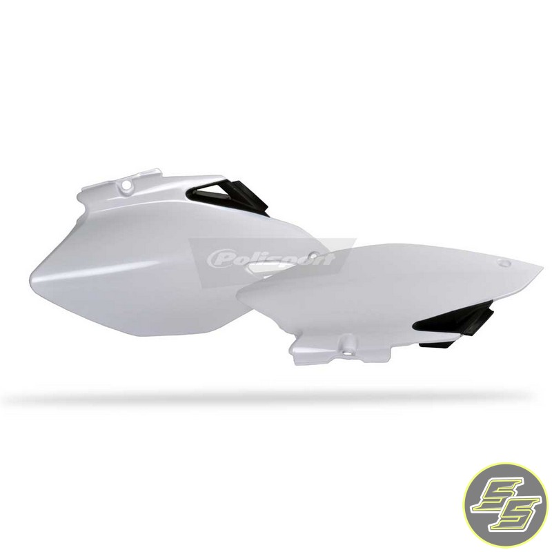 Polisport Side Covers Yamaha YZ250|450F '06-09 Black/White