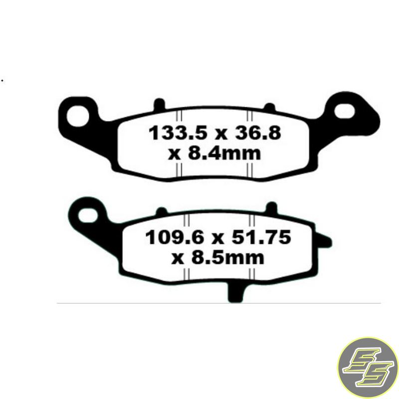 Premier Brake Pad Street Sintered Double H FA229HH