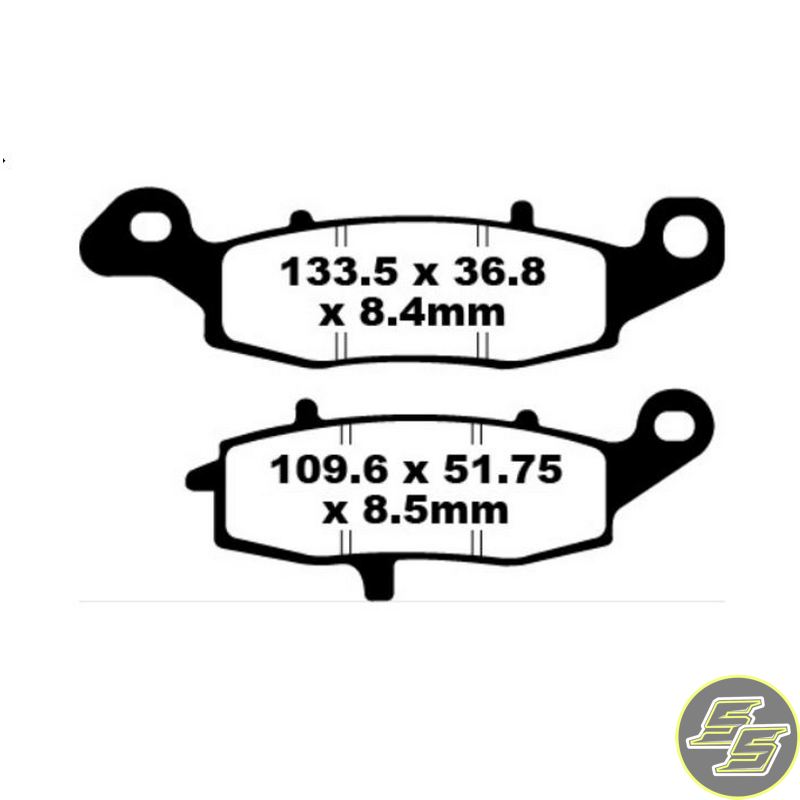 Premier Brake Pad Street Sintered Double H FA231HH