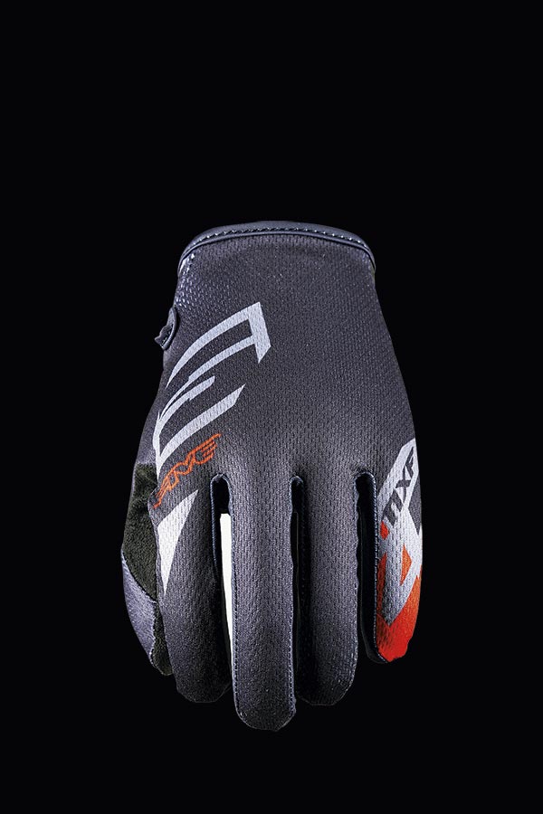 Five MXF4 MX Glove Scrub Grey/Red