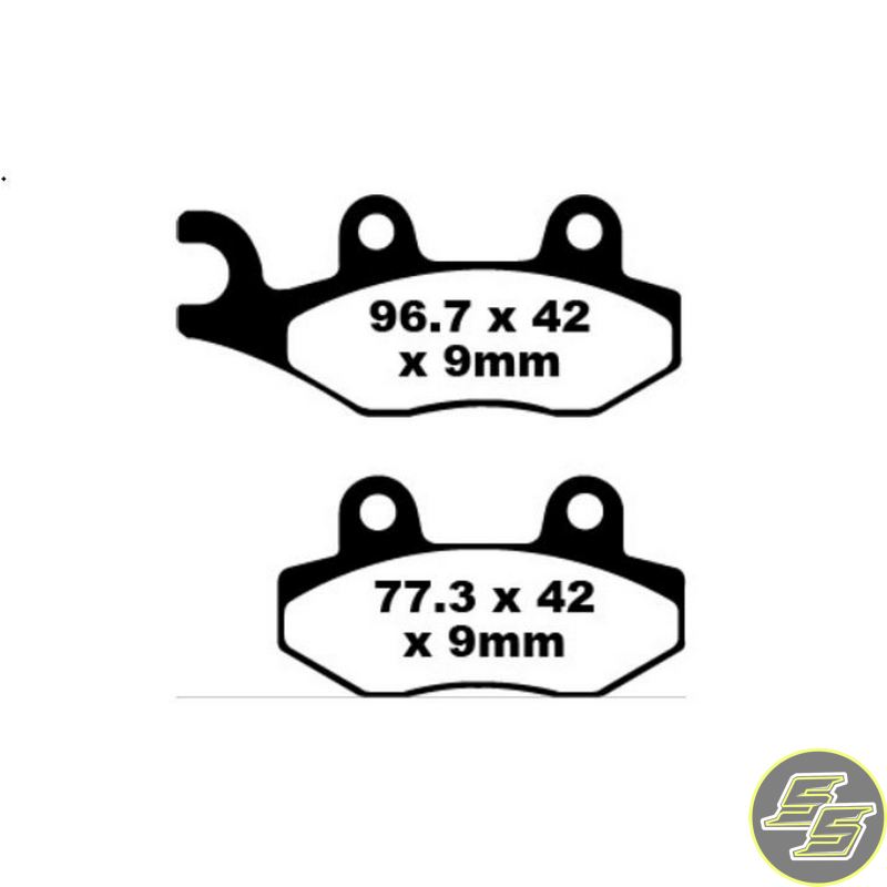 Premier Brake Pad Organic Standard FA228