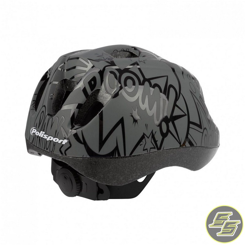 Polisport XS Kids Cycle Helmet Grey