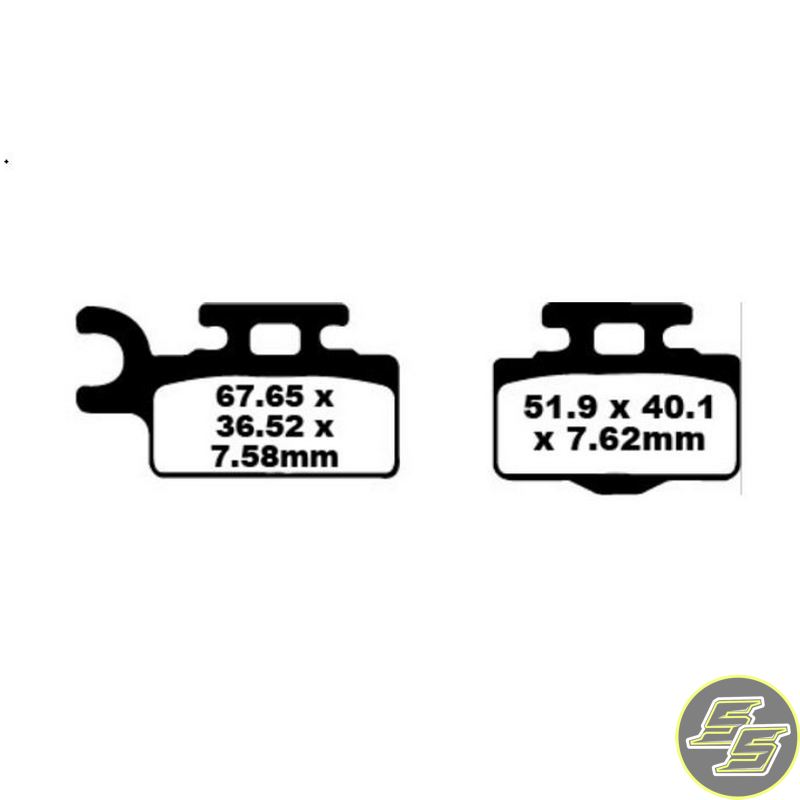 Premier Brake Pad Organic Standard FA302