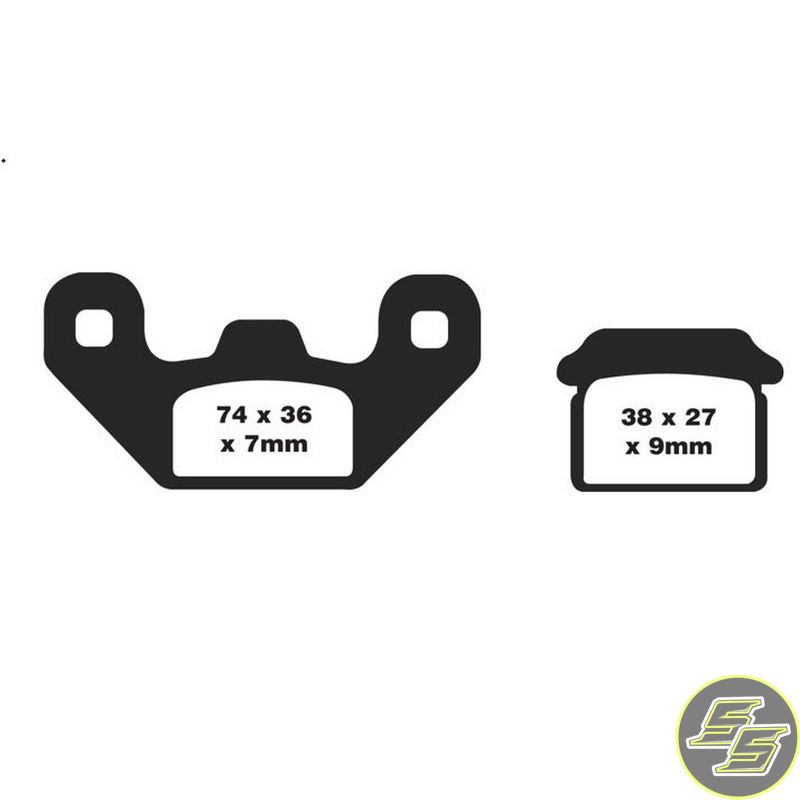 Premier Brake Pad Organic Standard FA480