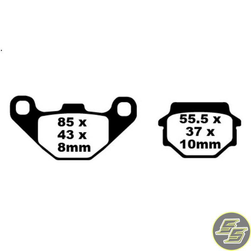 Premier Brake Pad Organic Standard FA67