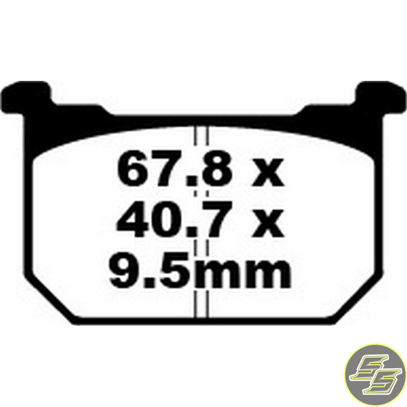 Premier Brake Pad Organic Standard FA68