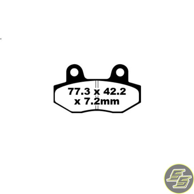 Premier Brake Pad Organic Standard FA86