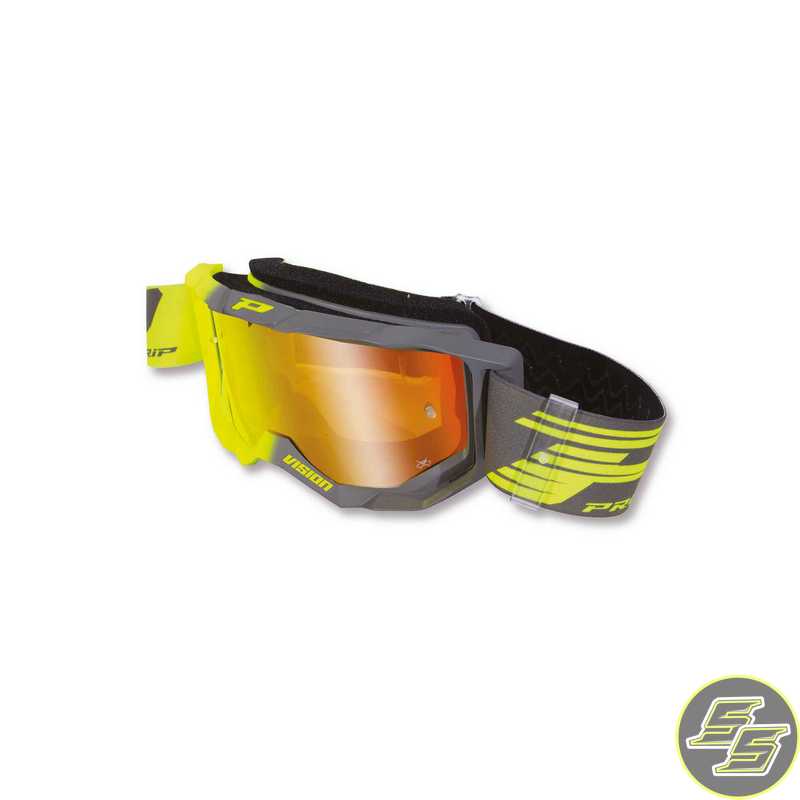 Progrip Goggle Vision FL Yellow/Grey w Mirror Lens