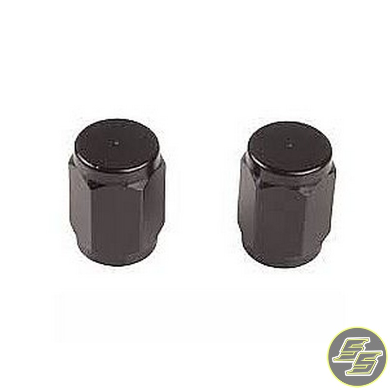 Tusk Air Valve Cap Black 2pc