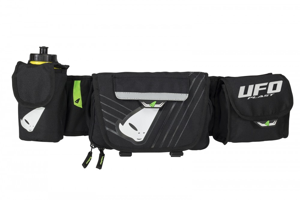 UFO MX Waist Pack with Bottle & Tool Holder Black