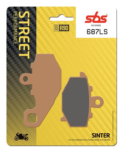 SBS Brake Pads Street Performance Sinter FA192/687LS