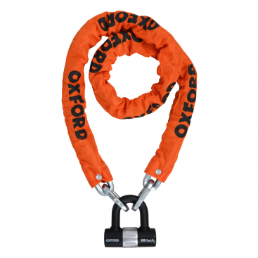 Oxford HD Chain Lock 1.5m Orange