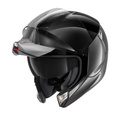 Shark Evojet Dual Blank Flip Up Helmet Black/Grey