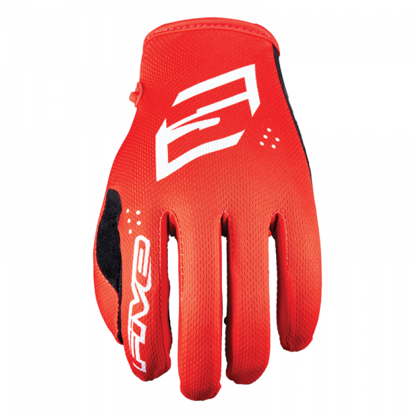 Five MXF4 MX Gloves Scrub White/Red