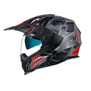 Nexx X.WED2 Wild Country Adventure Helmet Matt Grey/Red