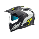 Nexx X.WED2 Carbon Vaal Adventure Helmet Matt White/Neon