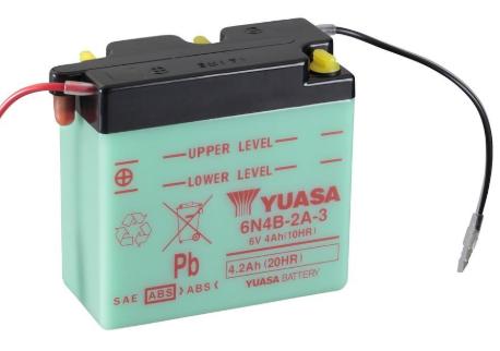 Toplite Battery 6N4B-2A-3 Dry No Acid