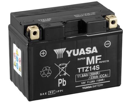 Toplite Battery TTZ14S Dry with Acid