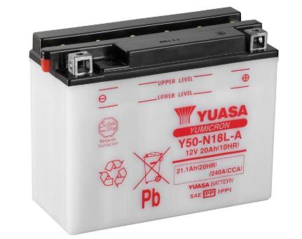 Toplite Battery Y50-N18L-A Dry No Acid