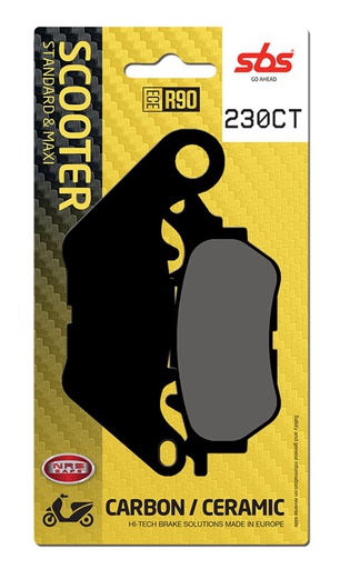 [SBS-230CT] SBS Brake Pad 230CT Scooter Carbon