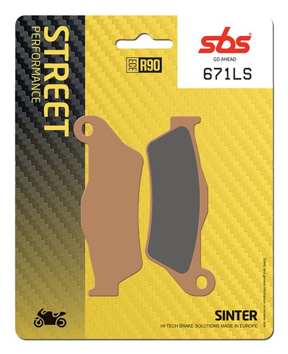 [SBS-671LS] SBS Brake Pad FA181 Street Sinter Rear