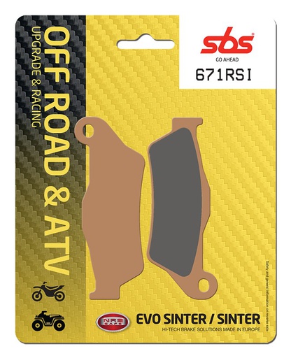 [SBS-671RSI] SBS Brake Pad FA181 Offroad Race Sinter