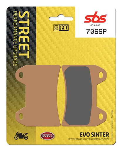 [SBS-706SP] SBS Brake Pad FA244 Street Evo Sinter Front